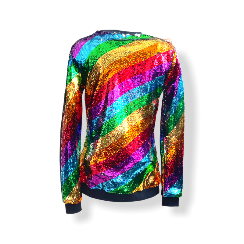 Any Old Iron Men's Rainbow Sweatshirt | Any Old Iron | Wolf u0026 Badger