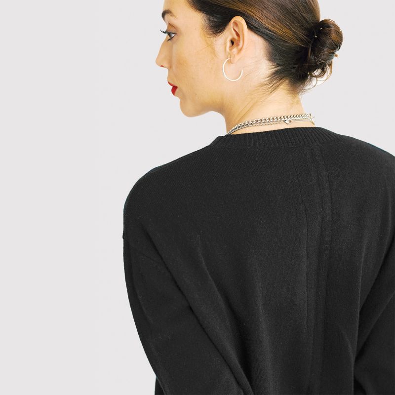 Cashmere Crewneck Sweater - Black image