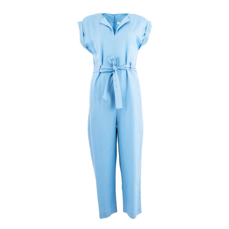 Dakar Tencel Straight Leg Jumpsuit In Sommerhus Blue | 1 People | Wolf ...