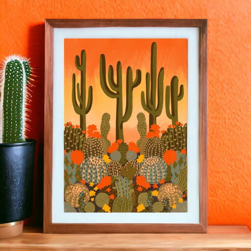 Cactus Art Print image