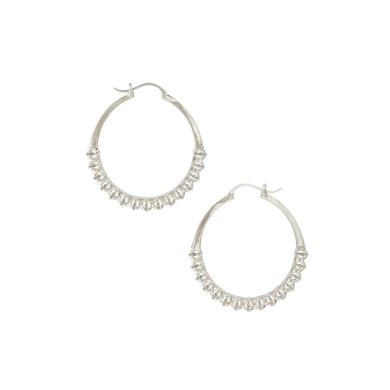 Calla Hoops Silver Small image