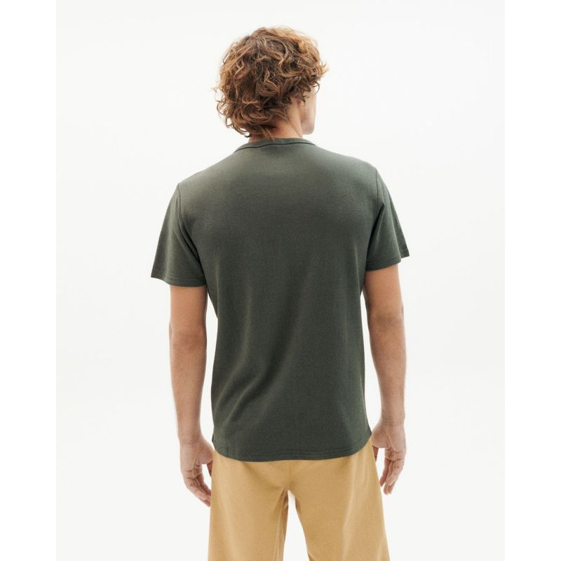 Dark Green Thick Hemp T-Shirt image