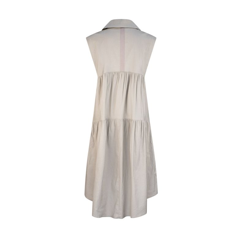 Campari A-Line Linen Dress - Latte image