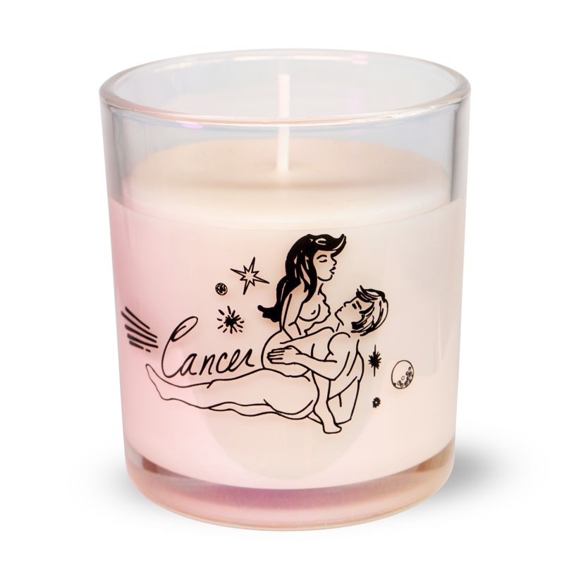 Cancer Astrology Scented Soy Coconut Wax Candle image