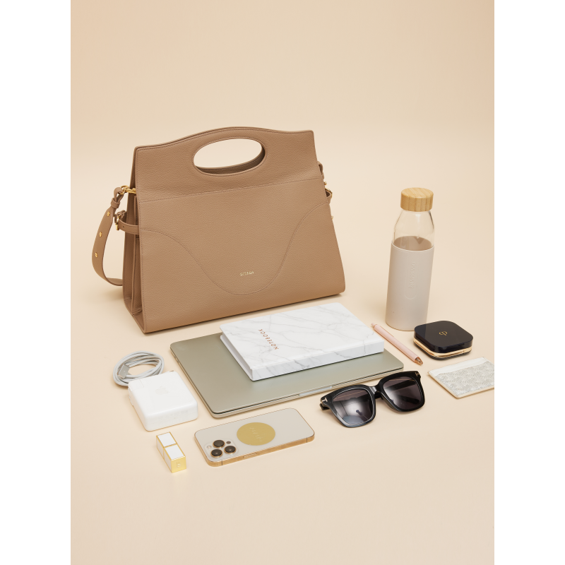 Captain Briefcase Latte | Womens Briefcase image