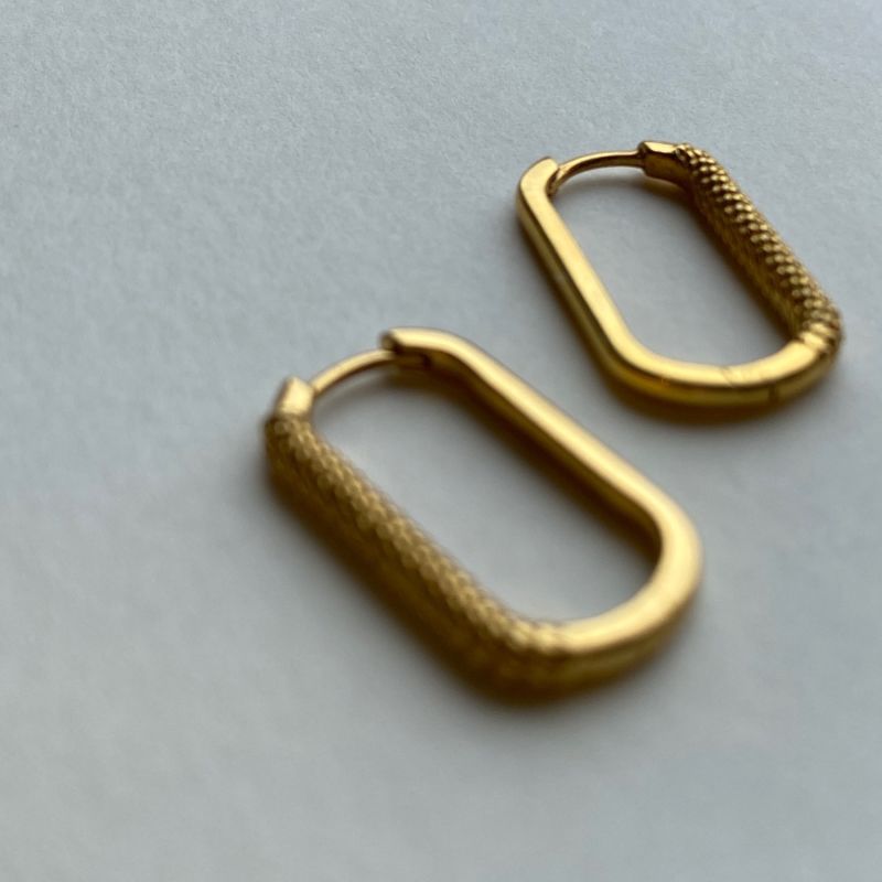 Kora Gold Link Hoops image