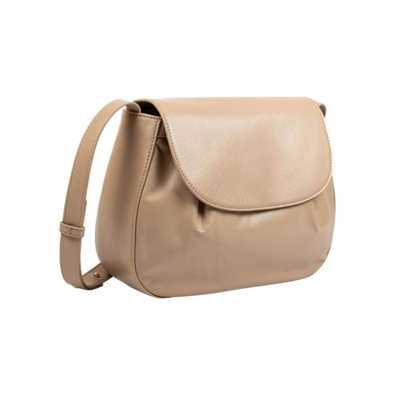 Carla Cross Body- Taupe Soft Antique Leather image
