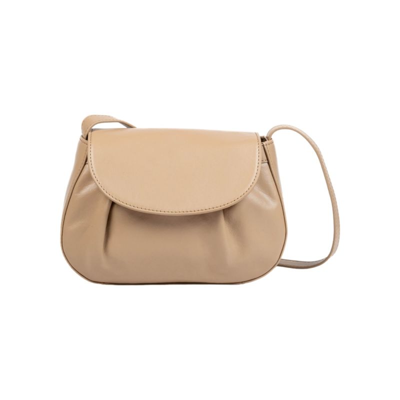 Carla Cross Body- Taupe Soft Antique Leather image