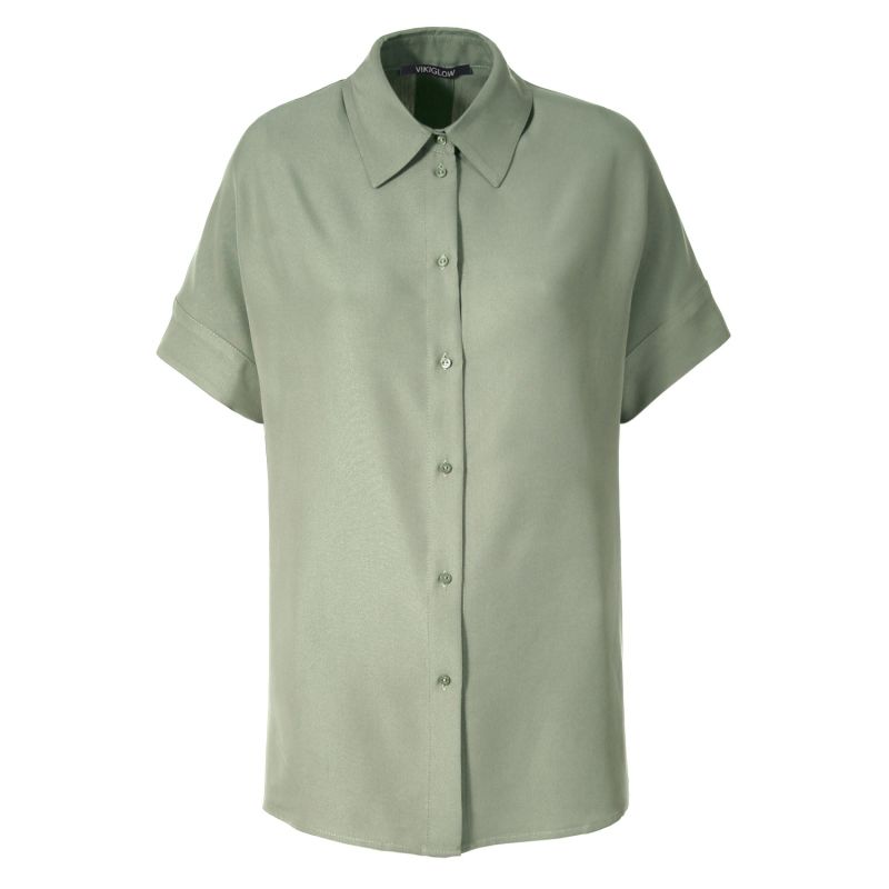 Carla Khaki Short Sleeve Shirt image