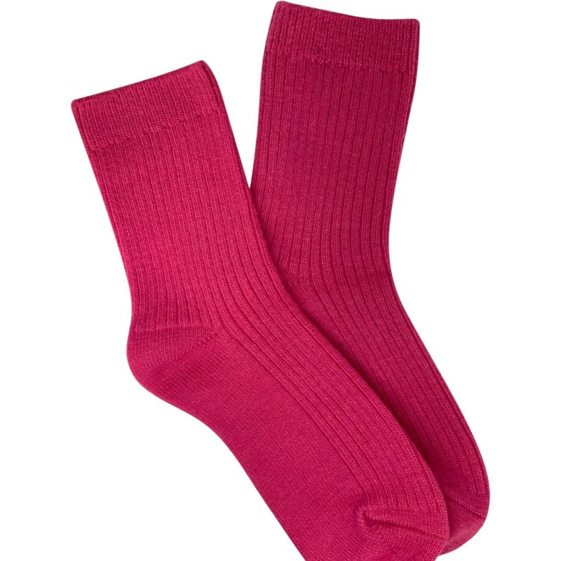 Cashmere Cloud Sock - Hot Pink image