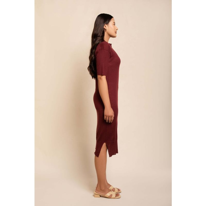 Cashmere Formal Polo Midi Dress image