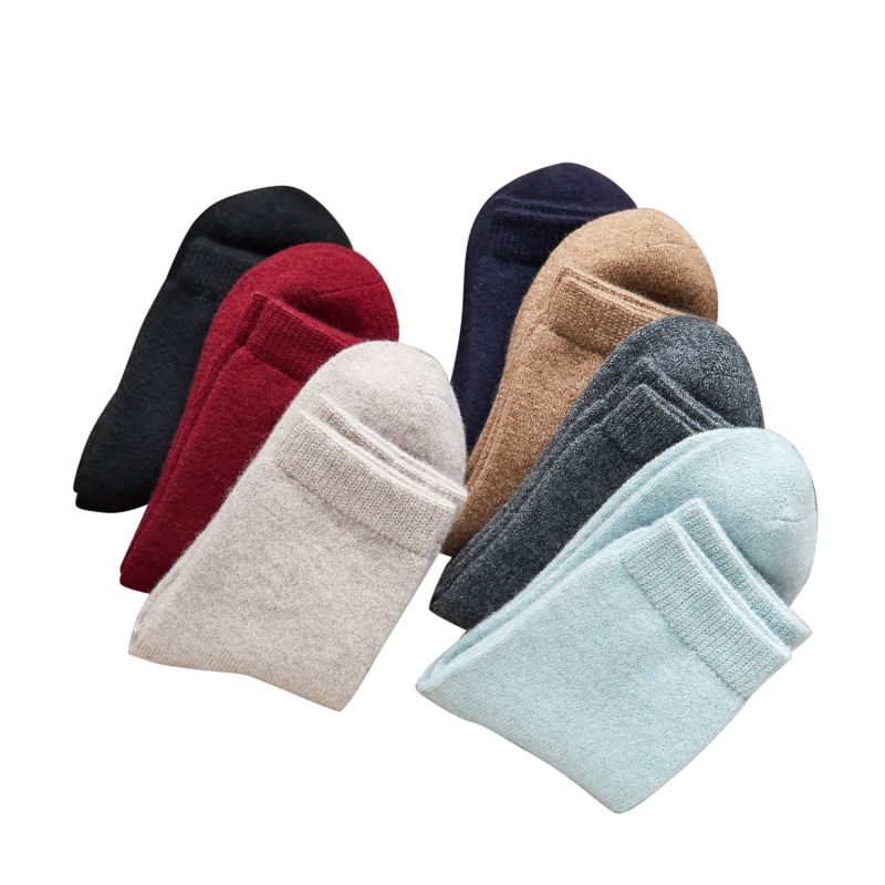 Cashmere Quarter-Length Socks Set Of Seven - Meditating Lamb Collection image