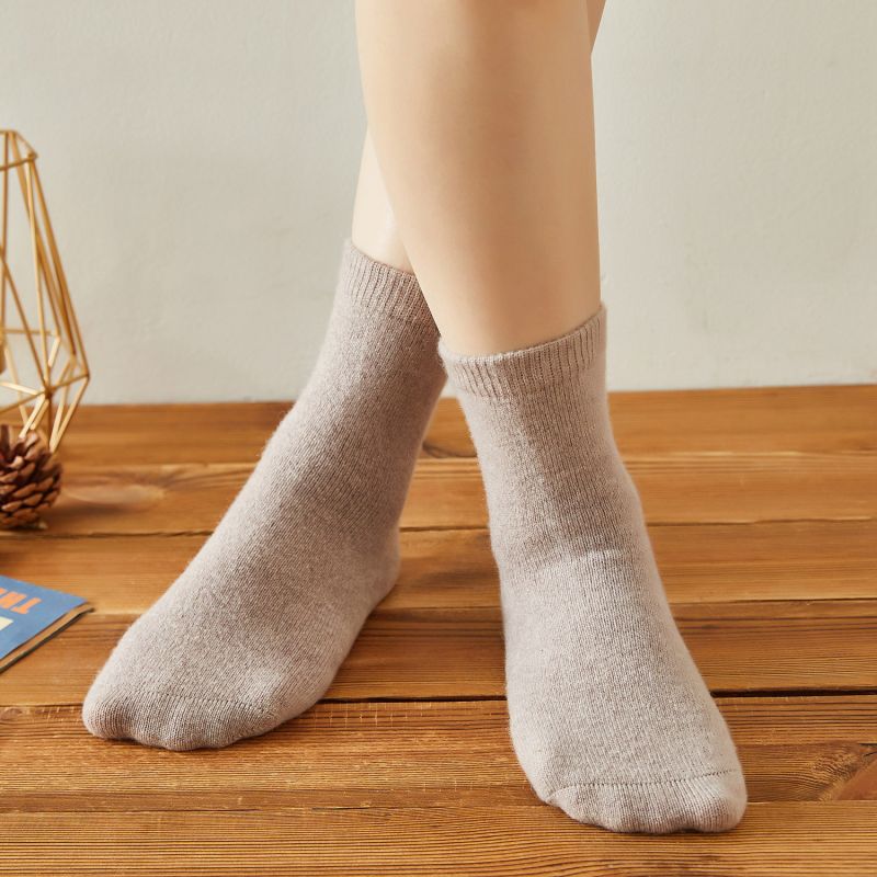 Cashmere Quarter-Length Socks Set Of Seven - Meditating Lamb Collection image