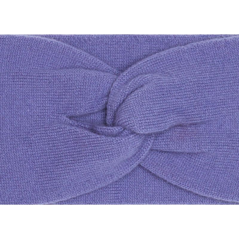 Cashmere Twisted Front Headband - Purple image