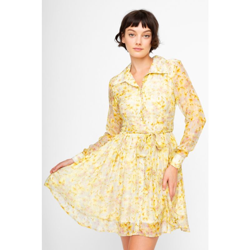 Cassia Yellow Floral Dress image