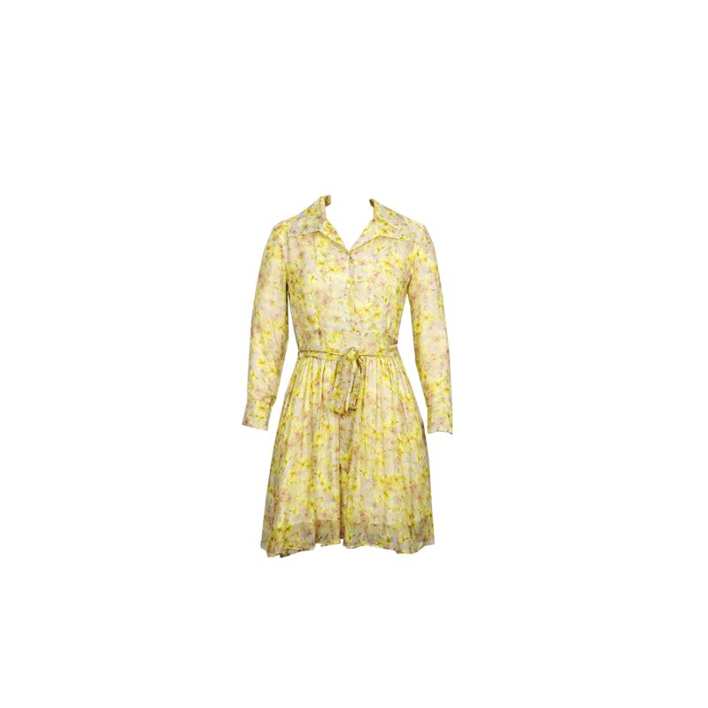 Cassia Yellow Floral Dress image