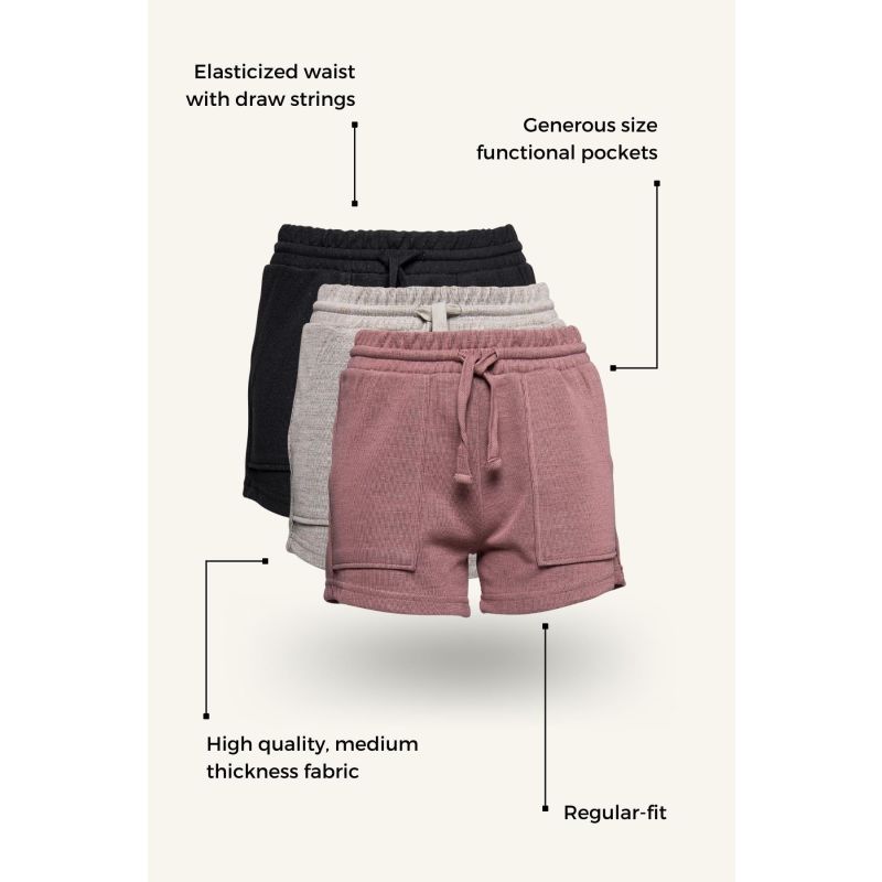 Casual Pocket Shorts - Pink image