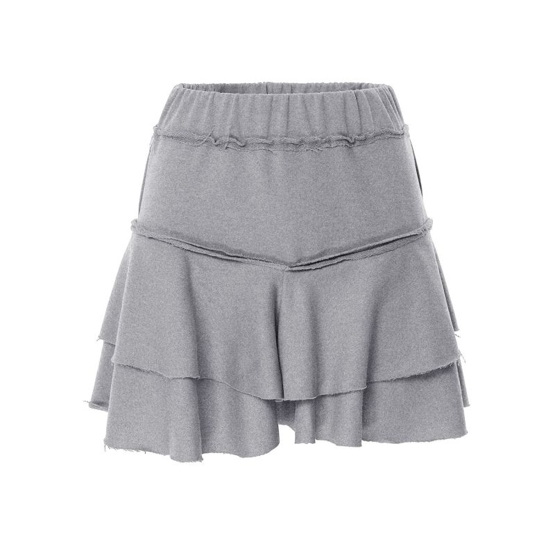 Ravi Mini Skirt In Grey image