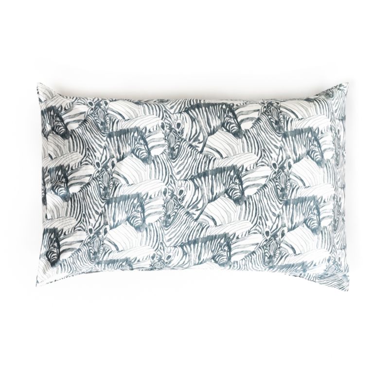 Zebra 100% Silk Pillow Case image