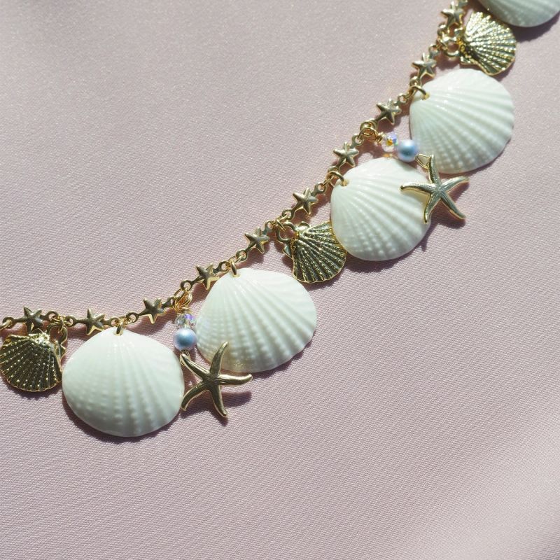 Little Mermaid Porcelain Seashell Bracelet image
