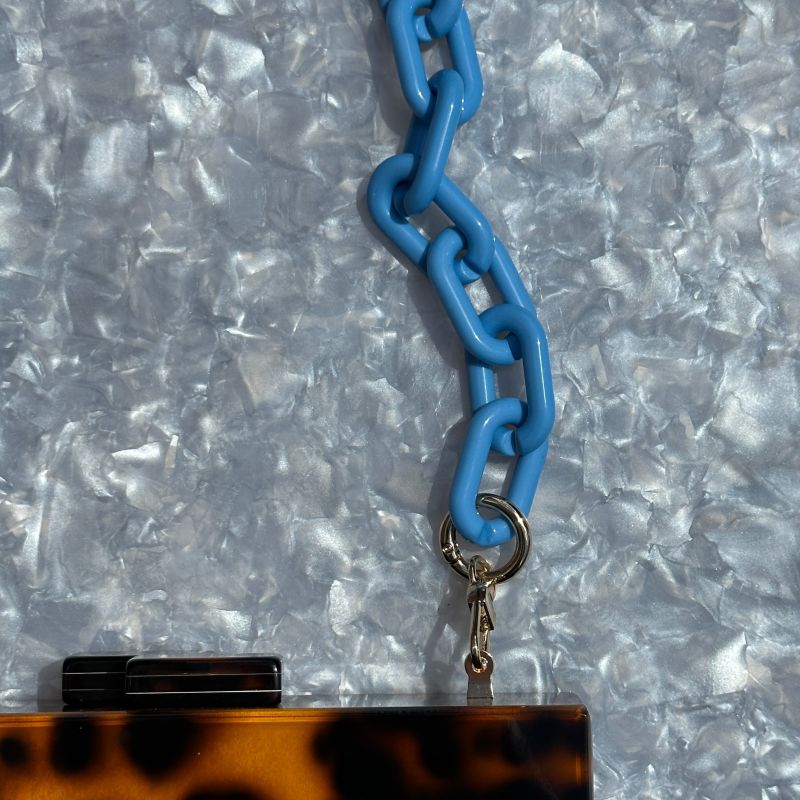 Chain Link Short Acrylic Purse Strap