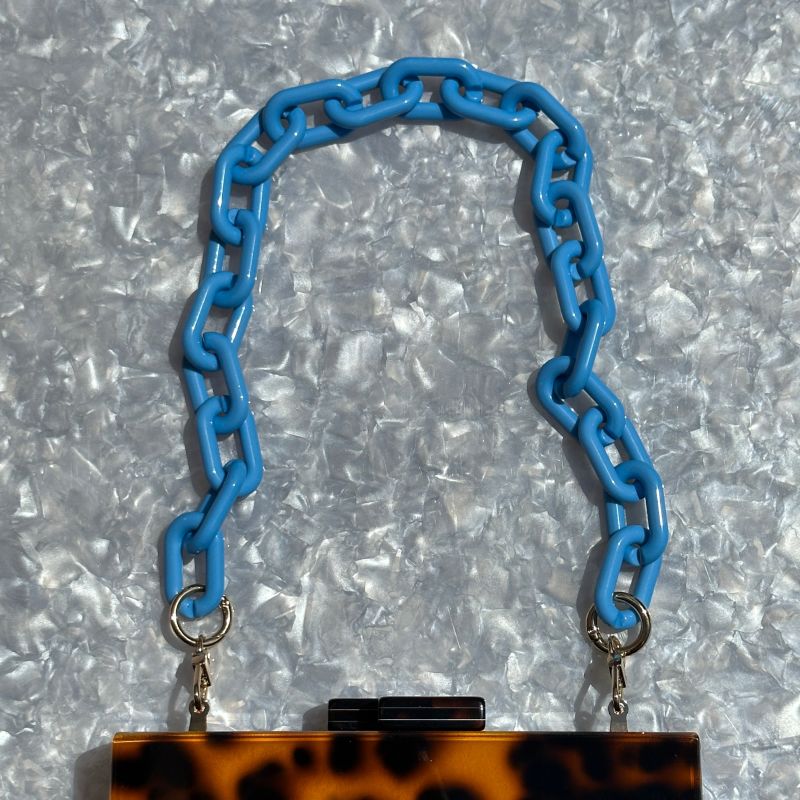 Chain Link Short Acrylic Purse Strap