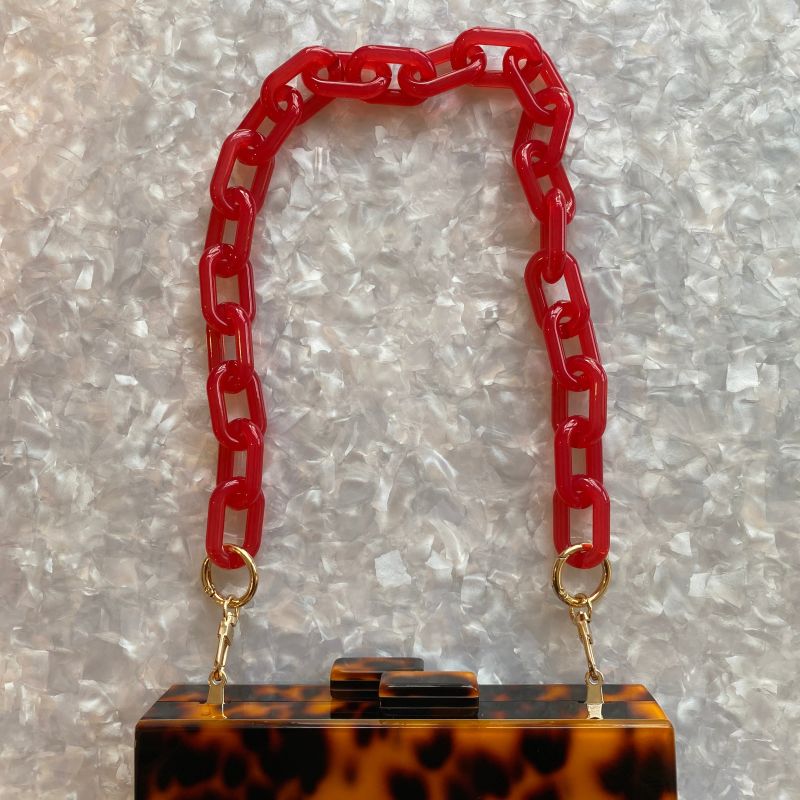 Acrylic purse strap new arrivals