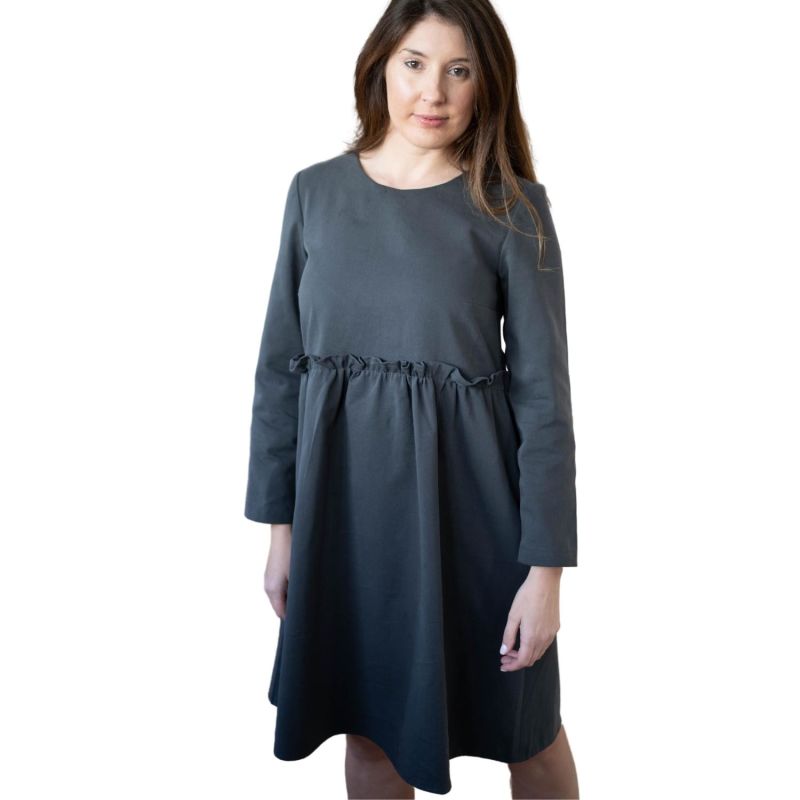 Charcoal Organic Cotton Dress image
