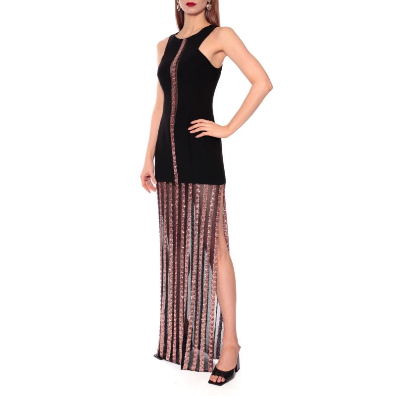 Charlotte Copper Gold Evening Dress image