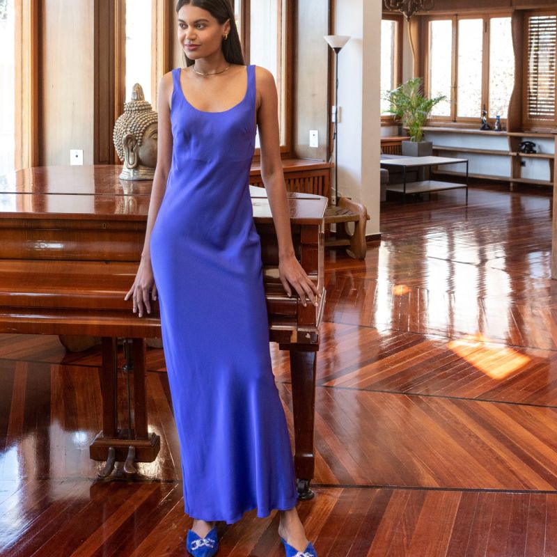 Charlotte Maxi Dress - Blue image