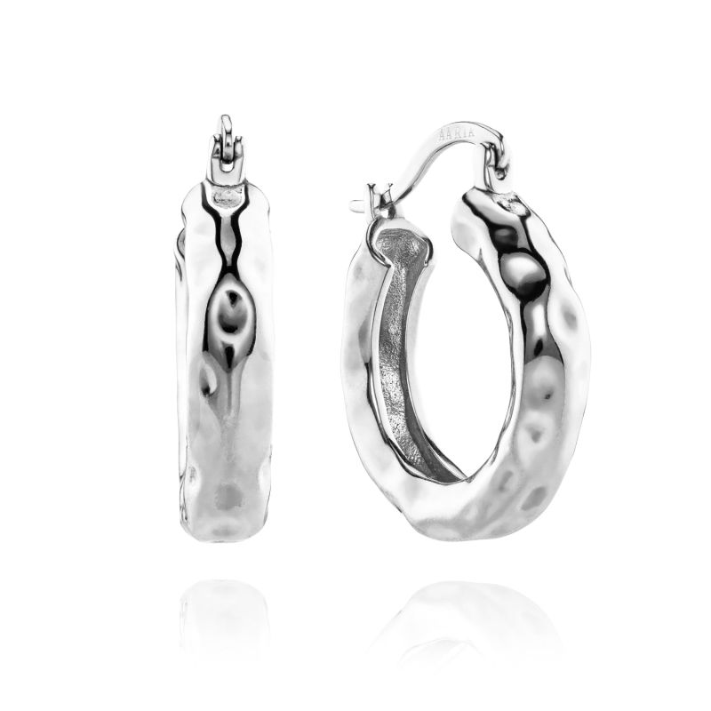 Chateau Mini Hoops- Silver image