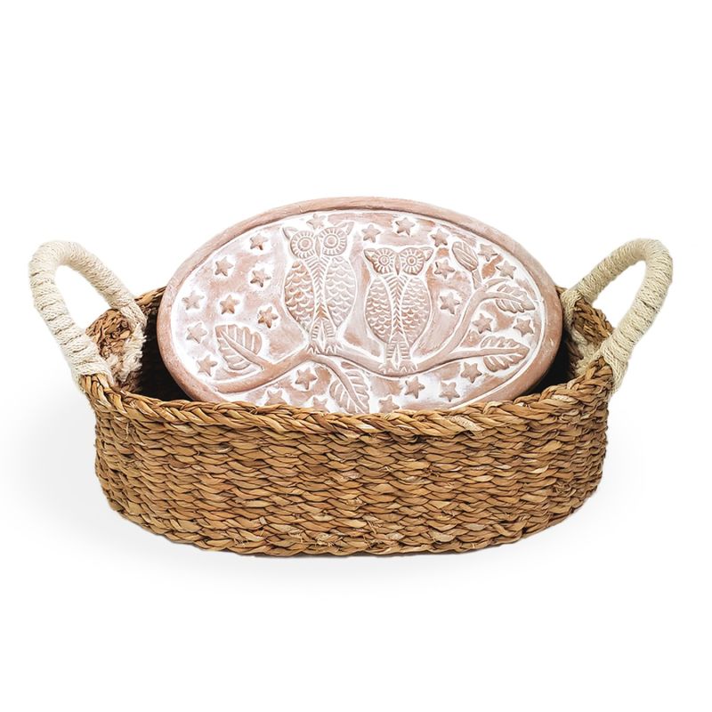 Bread Basket with Warming Stone: Keep It Warm & fresh – KORISSA