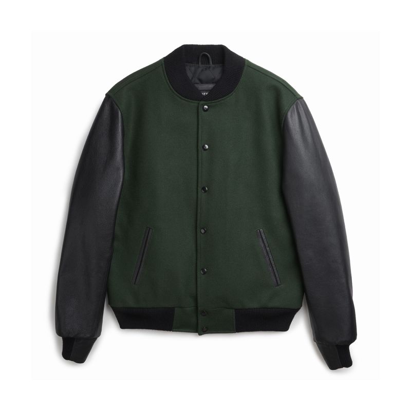 Pine Varsity Jacket - Green image