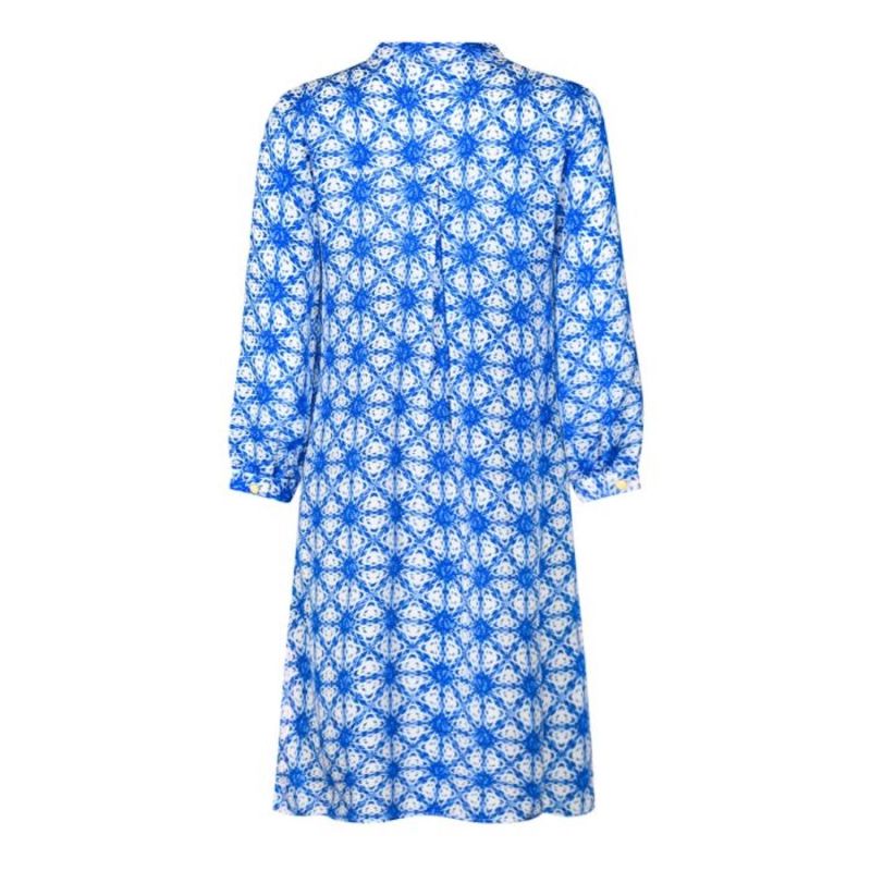 Chloe Dress Blue Startrack Print image