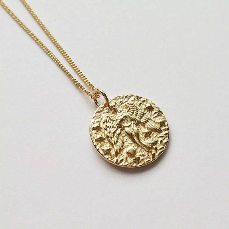Chunky Gold Goddess Layered Necklace | Elk & Bloom | Wolf & Badger