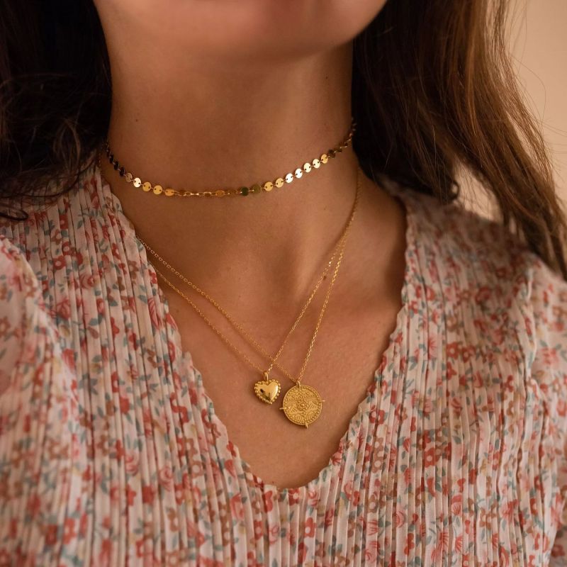 Aztec gold discount necklace
