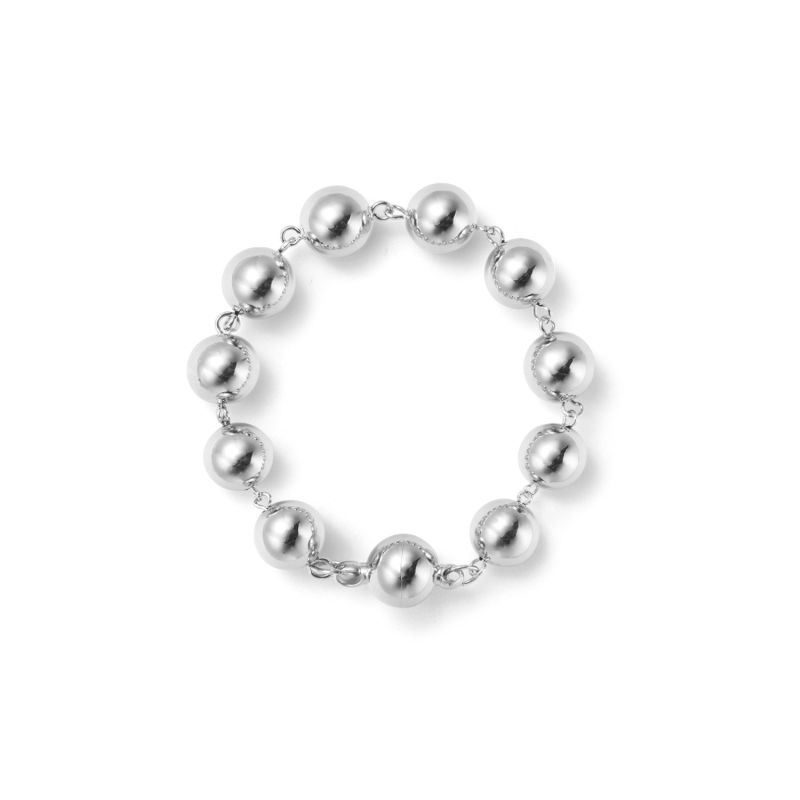 Chunky Round Ball Bracelet Mmrz Undefined Jewelry Wolf & Badger