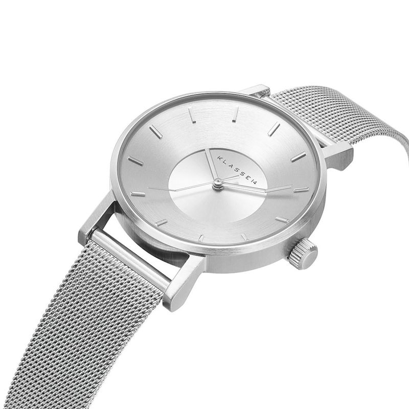 Volare Silver With Mesh Band 36Mm image