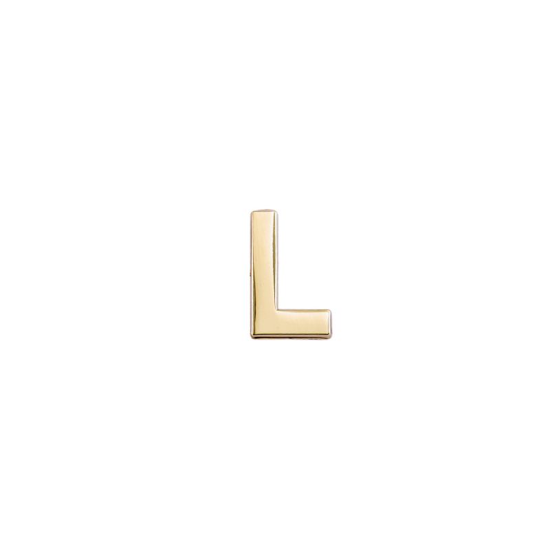 Golden Letter L Pin image