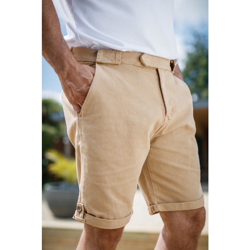 &Sons Virgil Chino Shorts Tan image