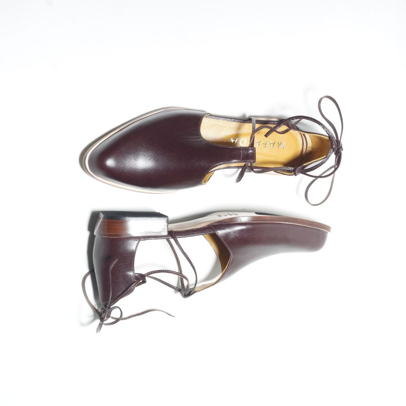 Clara Burgundy Flats image