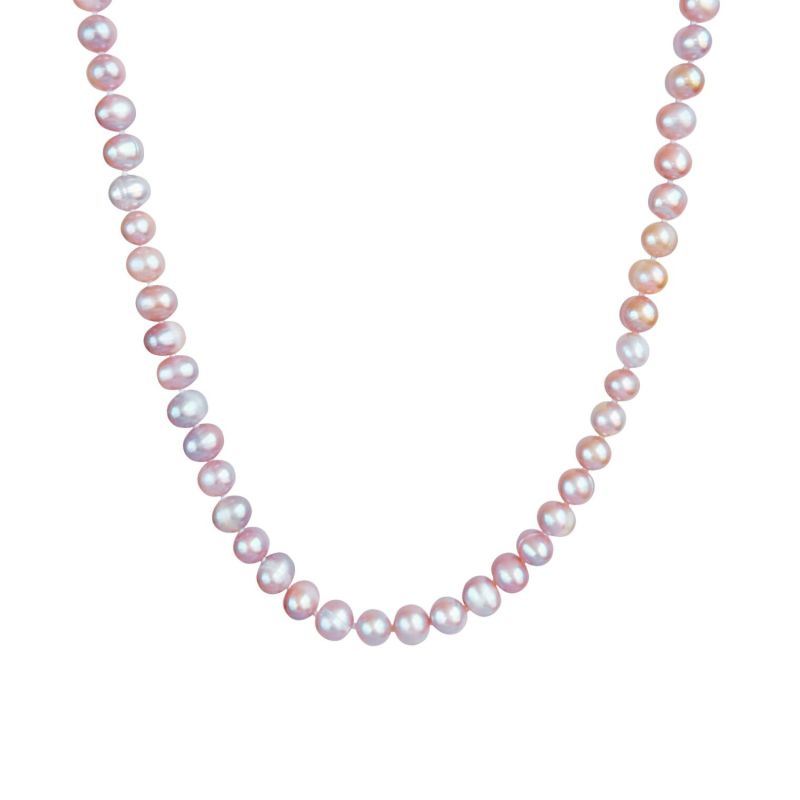 Classic Royal Lavender Pearl Necklace image