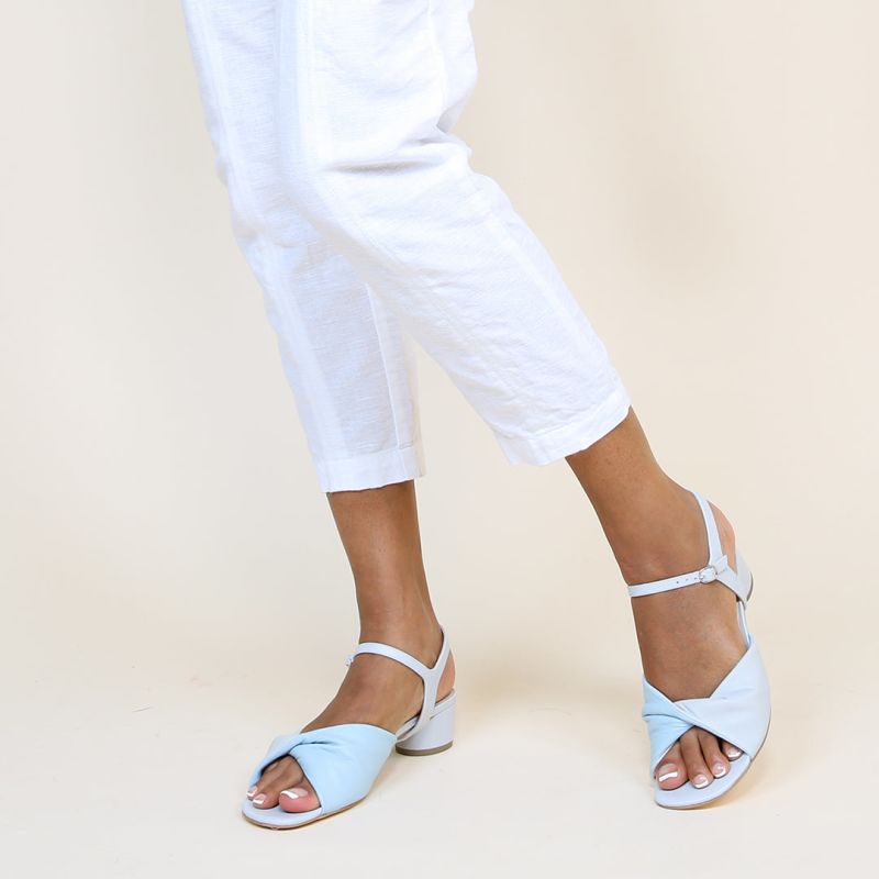 Cloud Grey Lo Twist Sandal + Jackie Strap image