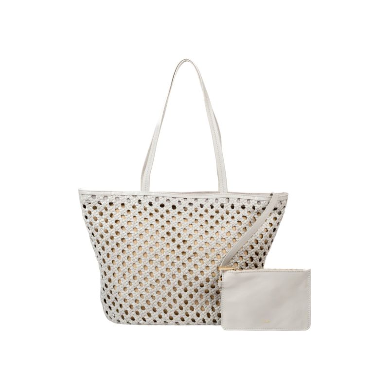 Clovelly Beach Shopper - Pumice Soft Dollaro Leather image