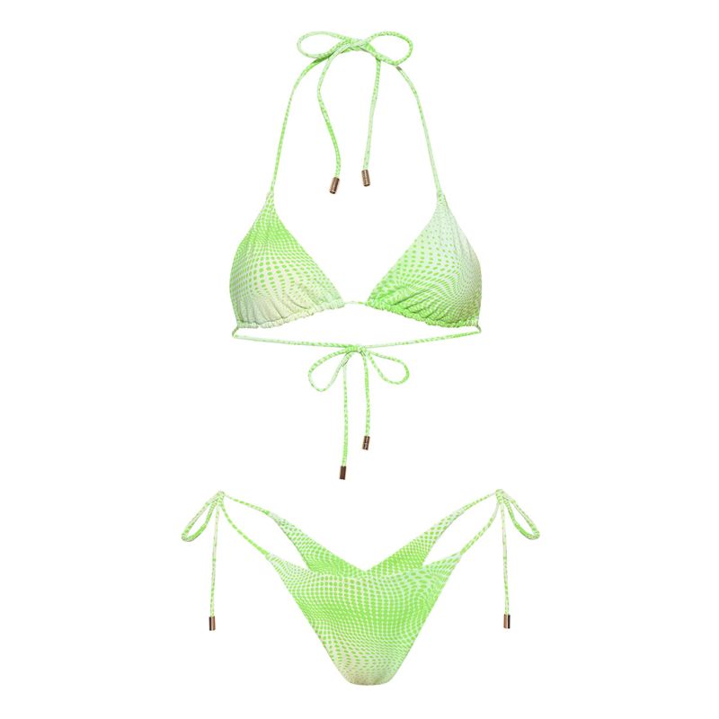 Clover Tie Scrunch Bikini Bottom image