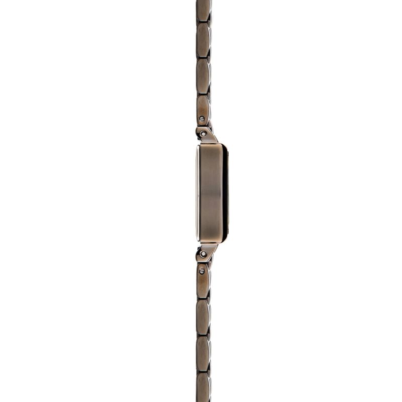 Quaintrelle Square Rose Gold Gunmetal Link 22 24Mm image