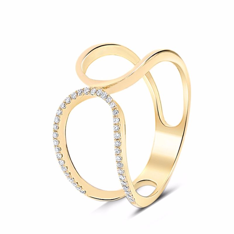 Prater Diamond Ring 18K Yellow Gold image