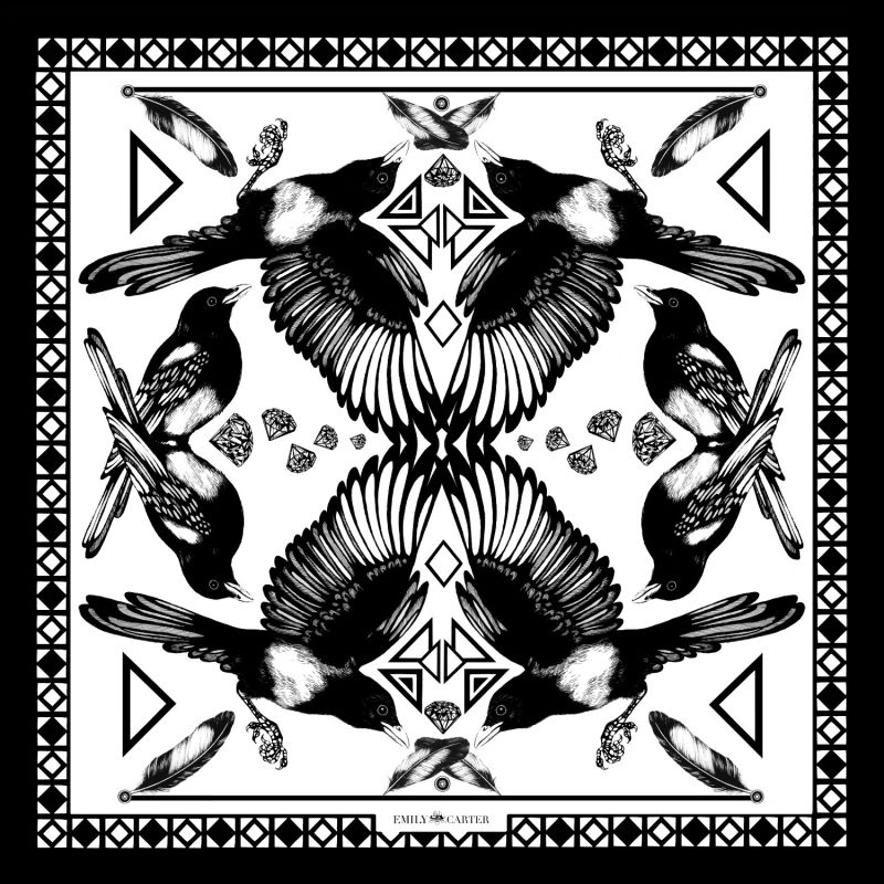 The Mysterious Magpie Scarf image