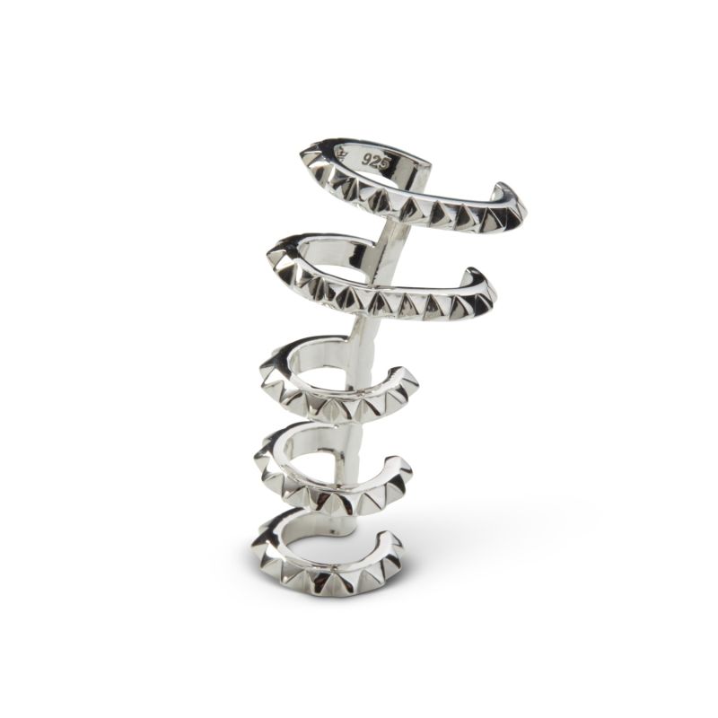 Croc Ear Cuff Silver image