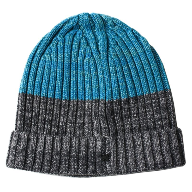 Benny Beanie In Grey & Teal image